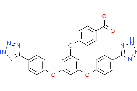 4-(3,5-bis(4-(2H-tetrazol-5-yl)phenoxy)phenoxy)benzoic acid