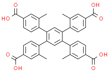 1,2,4,5-tetrakis(2-methyl-4-carboxyphenyl)benzene