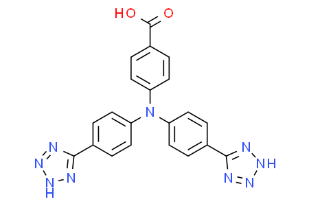4-(bis(4-(2H-tetrazol-5-yl)phenyl)amino)benzoic acid