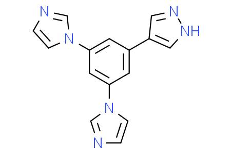 1,1'-(5-(1H-pyrazol-4-yl)-1,3-phenylene)bis(1H-imidazole)