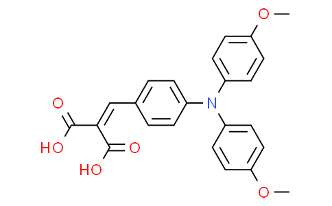 2-(4-(bis(4-methoxyphenyl)amino)benzylidene)malonic acid