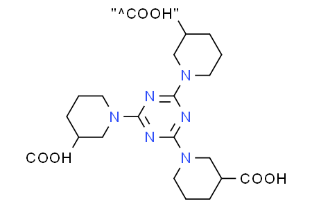1,1',1''-(1,3,5-triazine-2,4,6-triyl)tris(piperidine-3-carboxylic acid)