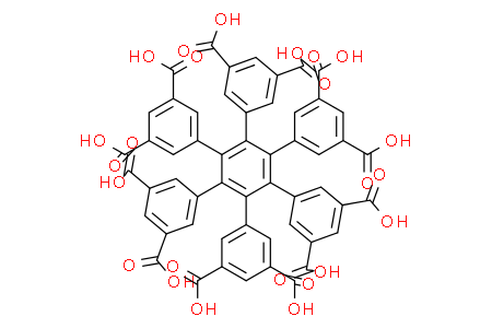 3',4',5',6'-tetrakis(3,5-dicarboxyphenyl)-[1,1':2',1''-terphenyl]-3,3'',5,5''-tetracarboxylic acid 3',4',5',6'-四(3,5-二羧基苯基)-[1,1':2',1''-三苯基]-3,3'',5,5''-四羧酸