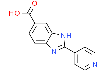 2-PYRIDIN-4-YL-3H-BENZOIMIDAZOLE-5-CARBOXYLIC ACID 2-吡啶-4-基-3H-苯並咪唑-5-羧酸