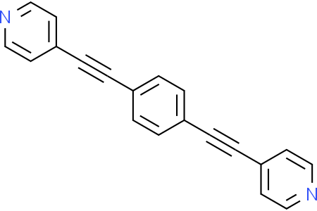 1,4-bis(pyridin-4-ylethynyl)benzene 二(4-吡啶)對苯二乙炔