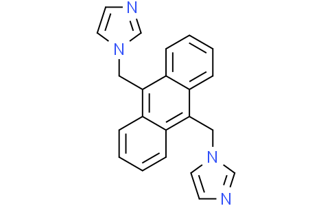 1H-Imidazole, 1,1'-[9,10-anthracenediylbis(methylene)]bis-