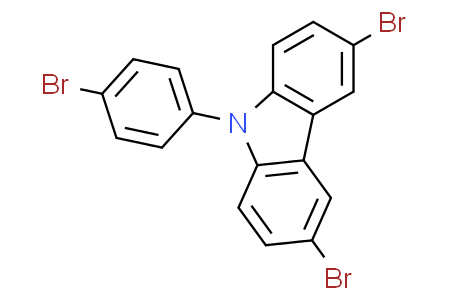 3,6-Dibromo-9-(4-bromophenyl)-9H-carbazole 三溴代NPC