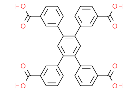 1,2,4,5-Tetrakis(3-carboxyphenyl)benzene 1,2,4,5-四(3-羧基苯 基)苯