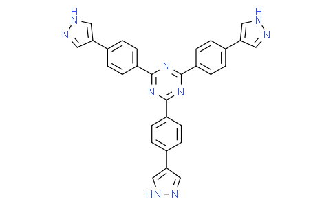 2,4,6-tris(4-(1H-pyrazol-4-yl)phenyl)-1,3,5-triazine