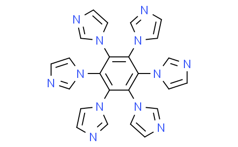 1H-Imidazole, 1,1',1'',1''',1'''',1'''''-(1,2,3,4,5,6-benzenehexayl)hexakis- 1,2,3,4,5,6,-(1H-咪唑-1-基)苯