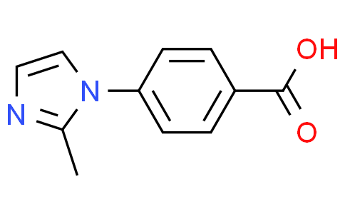 4-(2-methyl-1H-imidazol-1-yl)-Benzoic acid 4-(2-甲基-1H-咪唑-1-基)-苯甲酸