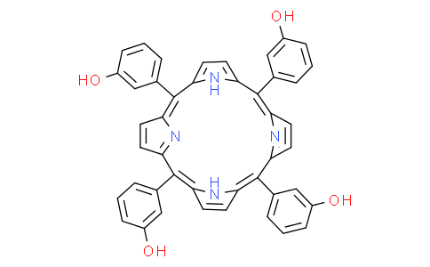 3-[10,15,20-tris(3-hydroxyphenyl)-21,24-dihydroporphyrin-5-yl]phenol 5,10,15,20-四(3-羥基苯基)卟啉
