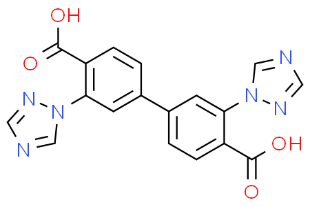3,3'-di(1H-1,2,4-triazol-1-yl)-[1,1'-biphenyl]-4,4'-dicarboxylic acid