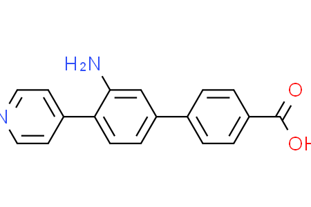 3'-amino-4'-(pyridin-4-yl)-[1,1'-biphenyl]-4-carboxylic acid