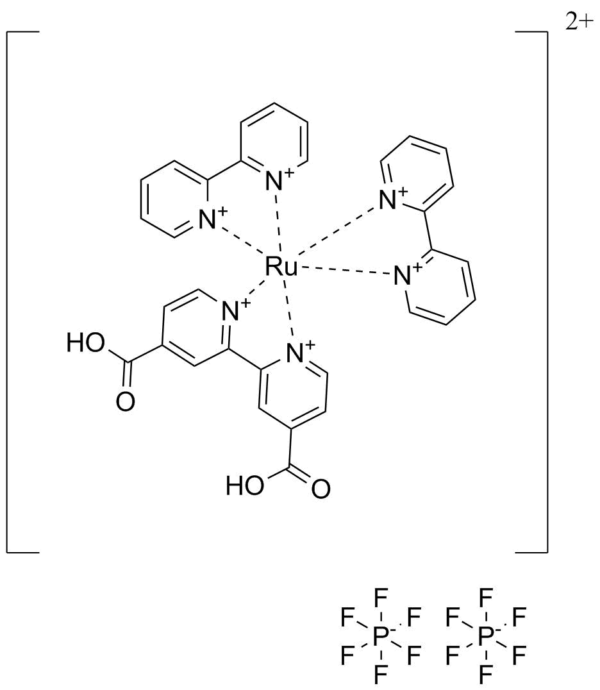 bis[2,2'-bipyridine][4,4'-dicarboxy-2,2'-bipyridine]ruthenium(II) dihexafluorophosphate