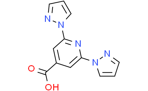 2,6-di(1H-pyrazol-1-yl)isonicotinic acid 2,6-雙(1H-吡唑-1-基)異菸酸