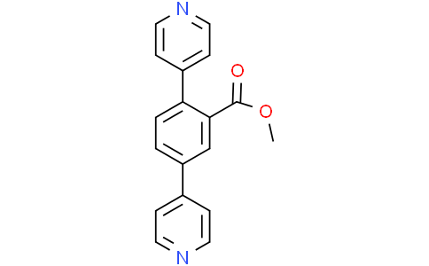 Benzoic acid, 2,5-di-4-pyridinyl-, methyl ester