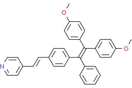 4-(4-(2,2-bis(4-methoxyphenyl)-1-phenylvinyl)styryl)pyridine 4-(4-(2,2-雙(4-甲氧基苯基)-1-苯基乙烯基)苯乙烯基)吡啶