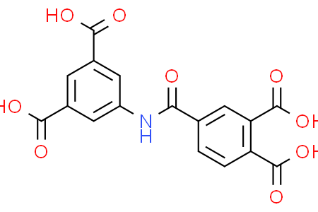 4-((3,5-dicarboxyphenyl)carbamoyl)phthalic acid