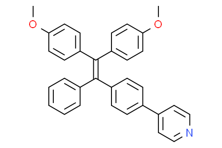 4-(4-(2,2-bis(4-methoxyphenyl)-1-phenylvinyl)phenyl)pyridine