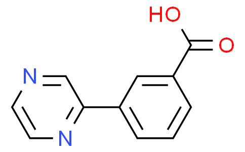 3-(pyrazin-2-yl)benzoic acid 3-(吡嗪-2-基)苯甲酸