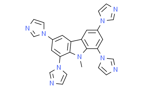 1,3,6,8-tetra(1H-imidazol-1-yl)-9-methyl-9H-carbazole