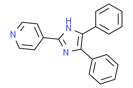 4-(4,5-diphenyl-1H-imidazol-2-yl)pyridine 4-(4,5-二苯基-1H-咪唑-2-基)吡啶