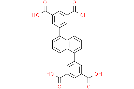 1,​3-​Benzenedicarboxylic acid, 5,​5'-​(1,​5-​naphthalenediyl)​bis- 2.5-[2-(3,5-二羧基苯基)]萘