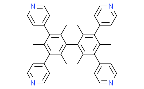 3,3',5,5'-tetrakis(4-pyridyl)bimesityl 3,3',5,5'-四(4-吡啶基)雙三甲基