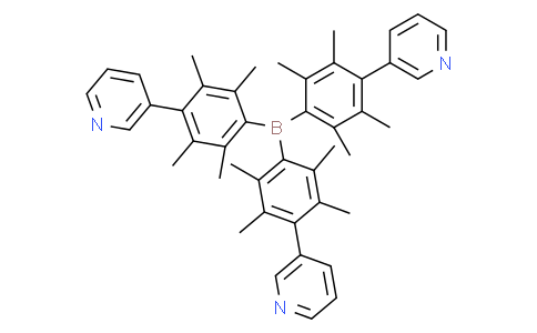 tris(2,3,5,6-tetramethyl-4-(pyridin-3-yl)phenyl)borane 三(2,3,5,6-四甲基-4-(吡啶-3-基)苯基)硼烷