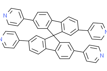 2,2',7,7'-tetra(pyridin-4-yl)-9,9'-spirobi[fluorene] 2,2',7,7'-四(吡啶-4-基)-9,9'-螺旋[芴]