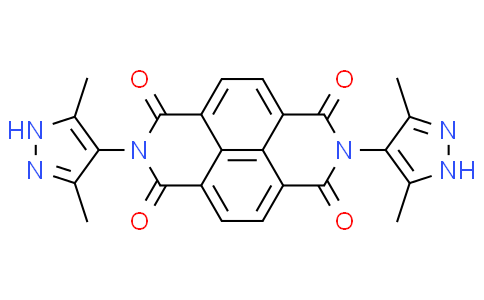 2,7-bis(3,5-dimethyl-1H-pyrazol-4-yl)benzo[lmn][3,8]phenanthroline-1,3,6,8(2H,7H)-tetraone 2,7-二(3,5-二甲基-1h-吡唑-4-基)苯並[lmn][3,8]菲咯啉-1,3,6,8(2H,7H)-四酮