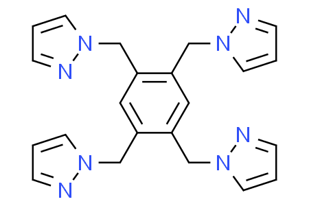 1,2,4,5-tetrakis((1H-pyrazol-1-yl)methyl)benzene 1,2,4,5-四(1H-吡唑-1-基)甲基苯
