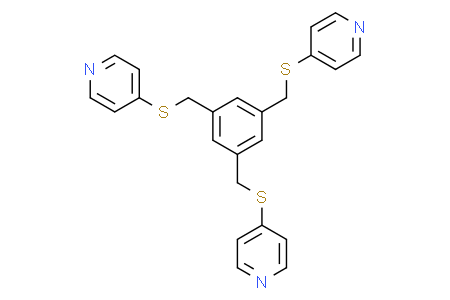 1,3,5-tris((pyridin-4-ylthio)methyl)benzene