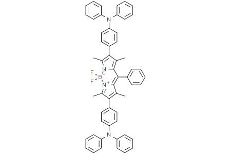 2,8-bis(4-(diphenylamino)phenyl)-5,5-difluoro-1,3,7,9-tetramethyl-10-phenyl-5H-dipyrrolo[1,2-c:2',1'-f][1,3,2]diazaborinin-4-ium-5-uide