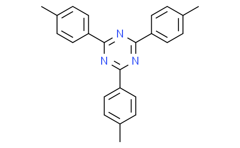 2,4,6-tri-p-tolyl-1,3,5-triazine 2,4,6-三對甲苯基-1,3,5-三嗪