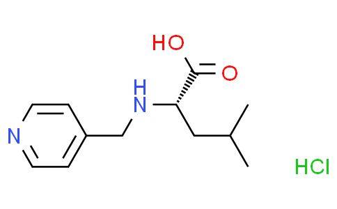 2-((pyridin-4-yl)methylamino)-4-methylpentanoic acid hydrochloride