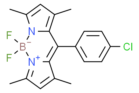 10-(4-chlorophenyl)-5,5-difluoro-1,3,7,9-tetramethyl-5H-dipyrrolo[1,2-c:2',1'-f][1,3,2]diazaborinin-4-ium-5-uide