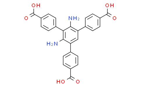 2',4'-diamino-5'-(4-carboxyphenyl)-[1,1':3',1"-terphenyl]-4,4"-dicarboxylic acid 2,4,6-三(4-羧基苯基)-1,3-二氨基苯