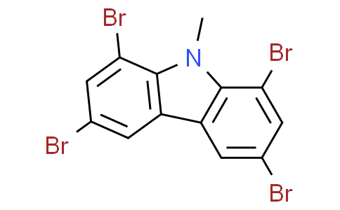 1,3,6,8-tetrabromo-9-methyl-9H-carbazole 1,3,6,8-四溴-9-甲基-9h-咔唑