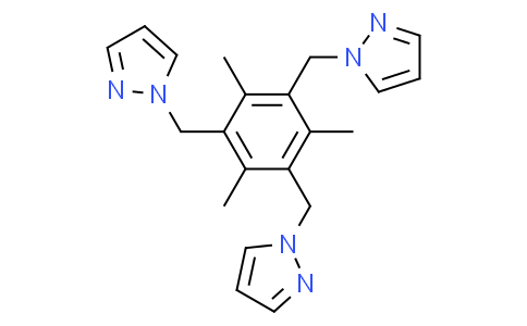 1,1',1"-((2,4,6-trimethylbenzene-1,3,5-triyl)tris(methylene))tris(1H-pyrazole)