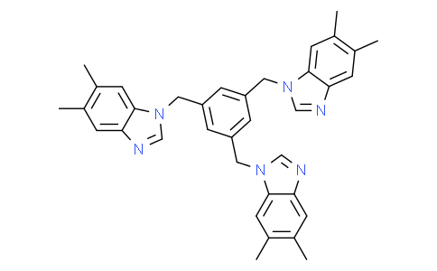 1,3,5-tris((5,6-dimethyl-1H-benzo[d]imidazol-1-yl)methyl)benzene