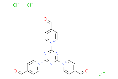 1,1',1''-(1,3,5-triazine-2,4,6-triyl)tris(4-formylpyridin-1-ium) chloride（1:3）