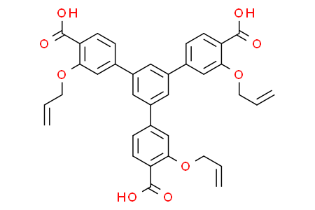 3,3''-bis(allyloxy)-5'-(3-(allyloxy)-4-carboxyphenyl)-[1,1':3',1''-terphenyl]-4,4''-dicarboxylic acid