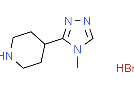 4-(4-methyl-4H-1,2,4-triazol-3-yl)piperidine HBr 5-(4-哌啶基)-4-甲基-4H-1,2,4-三唑,氫溴酸