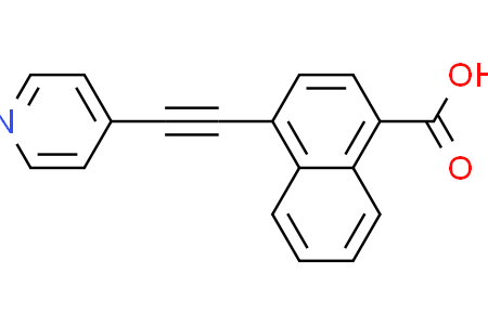 4-(pyridin-4-ylethynyl)-1-naphthoic acid