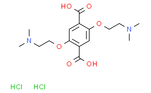 2,5-bis(2-(dimethylamino)ethoxy)terephthalic acid hydrogen chloride(1:2)