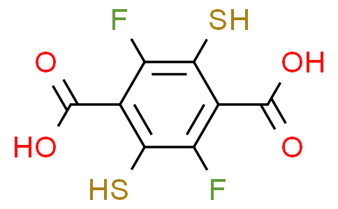 2,5-difluoro-3,6-dimercaptoterephthalic acid