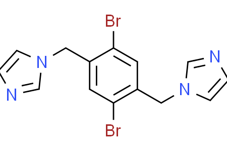 1,1'-((2,5-dibromo-1,4-phenylene)bis(methylene))bis(1H-imidazole)