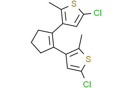 1,2-Bis-(2-chloro-5-methylthien-4-yl)-cyclopentene